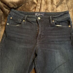 GAP Women's Dark Indigo Jeggings with Subtle Fade